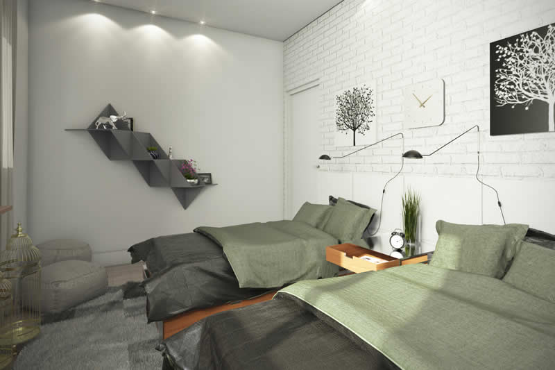 Ground floor house with suite and closet