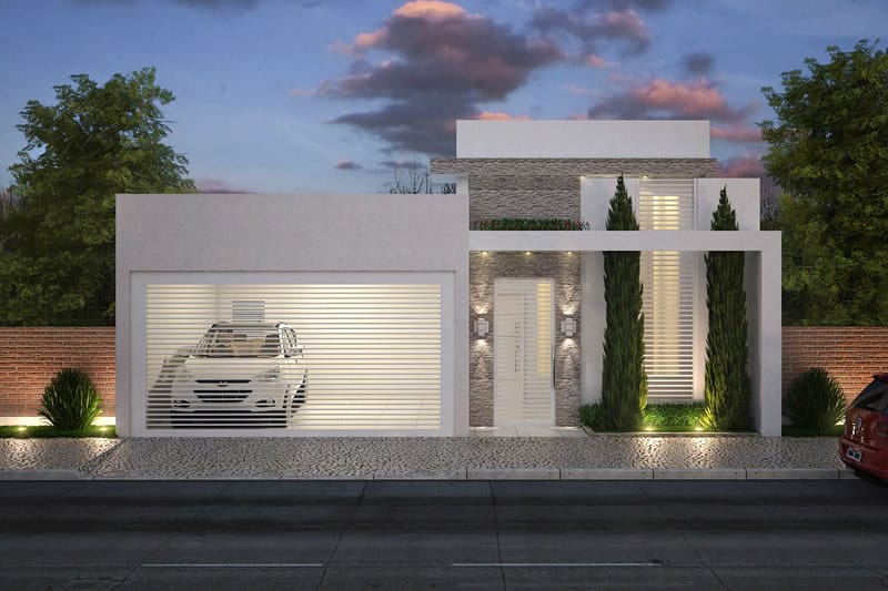 Ground floor house with suite and closet