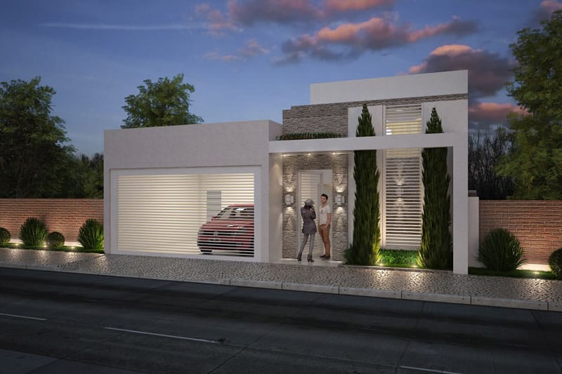 Ground floor house with suite and closet