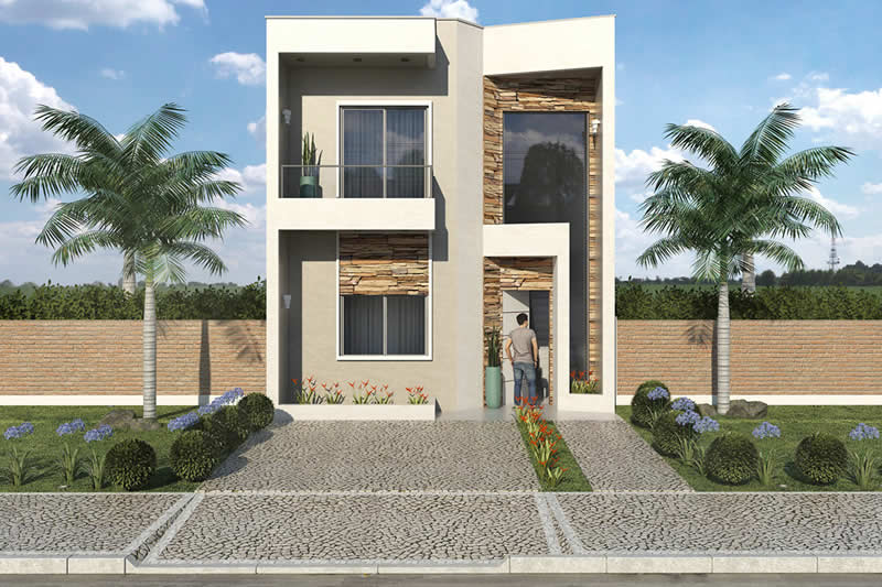 Floor plan with bedroom on the ground floor