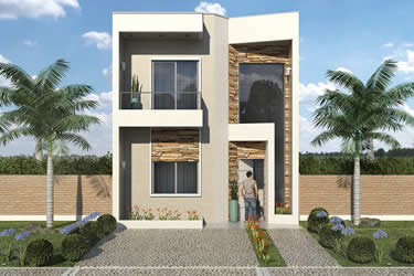 Floor plan with bedroom on the ground floor