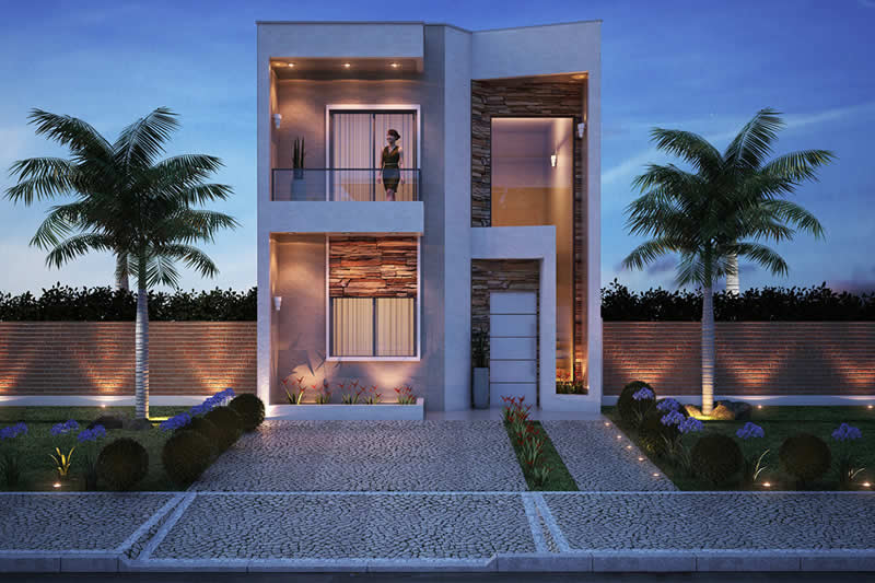 Floor plan with bedroom on the ground floor
