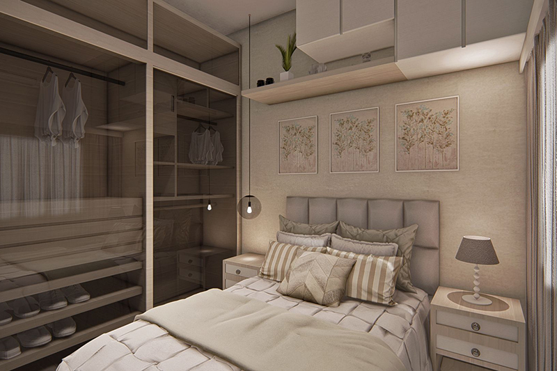 Floor plan with 4 bedrooms