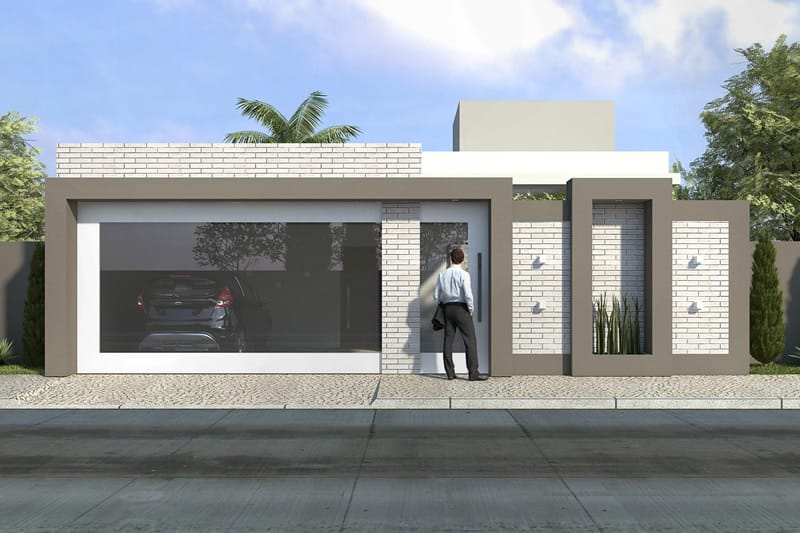 Single storey house with 3 suites