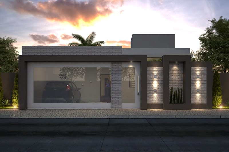 Single storey house with 3 suites