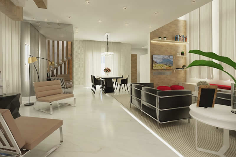 Floor plan with 3 suites