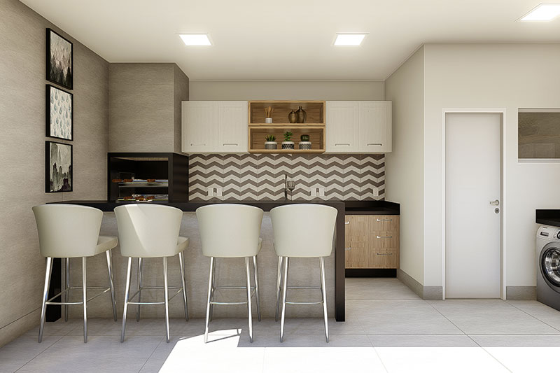 Floor plan with bedroom underneath