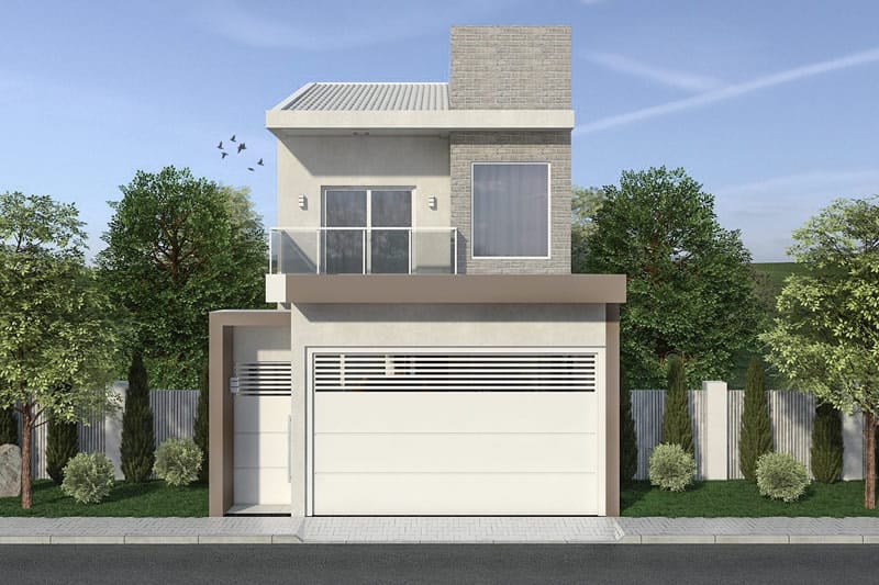 Floor plan with balcony