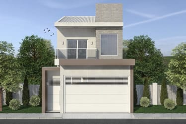 Floor plan with balcony