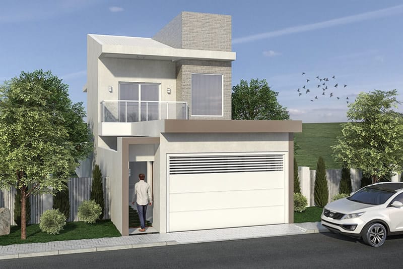Floor plan with balcony