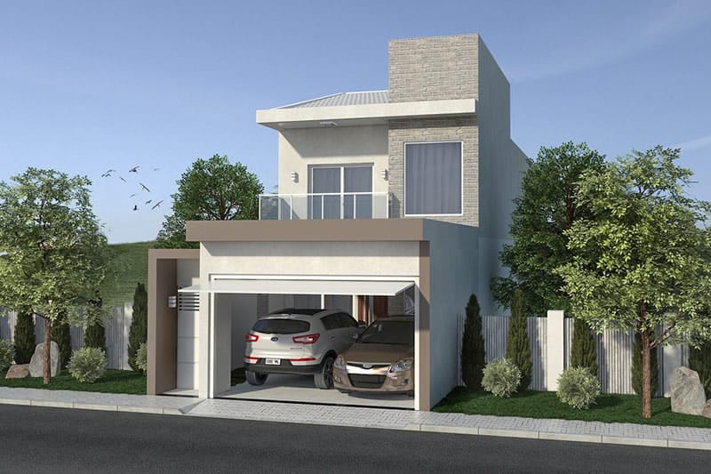 Floor plan with balcony