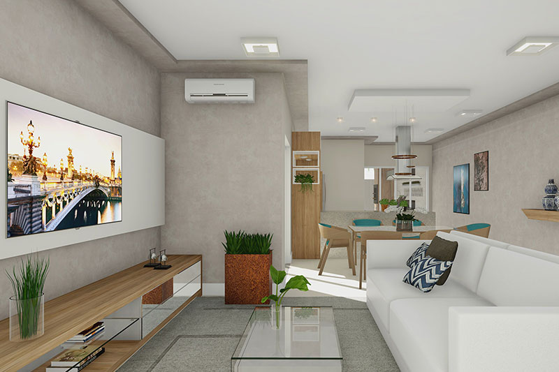 Floor plan with balcony