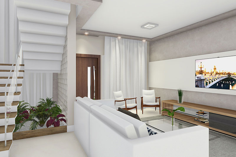 Floor plan with balcony