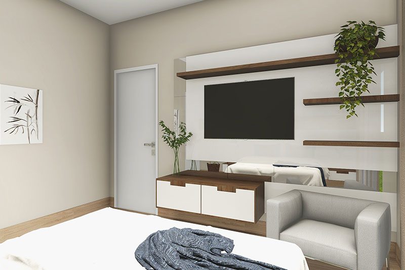 Floor plan with balcony