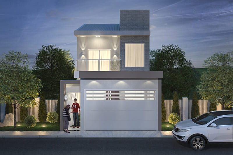 Floor plan with balcony