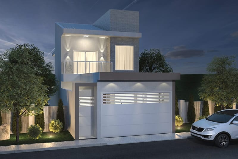 Floor plan with balcony