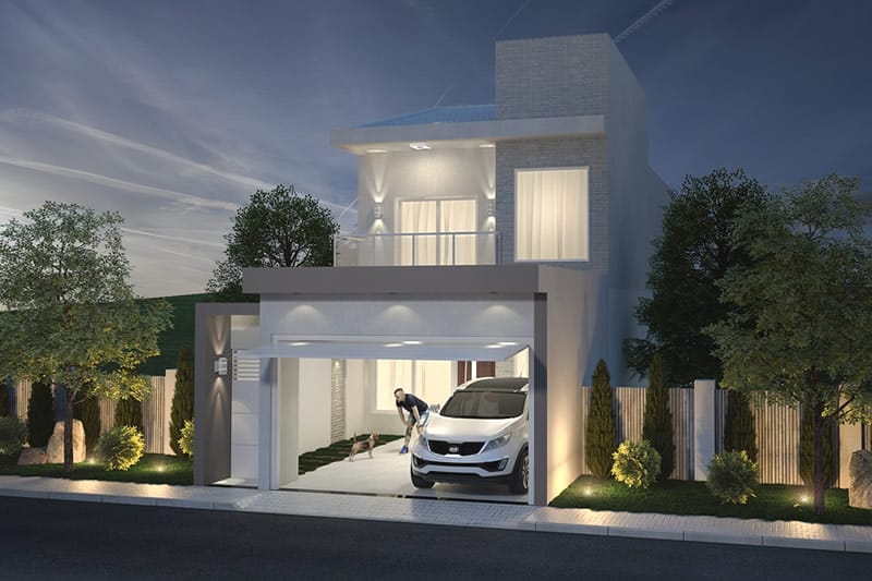 Floor plan with balcony