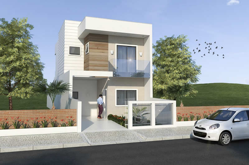Small and modern townhouse
