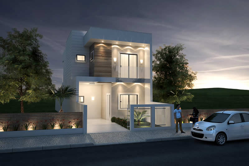 Small and modern townhouse