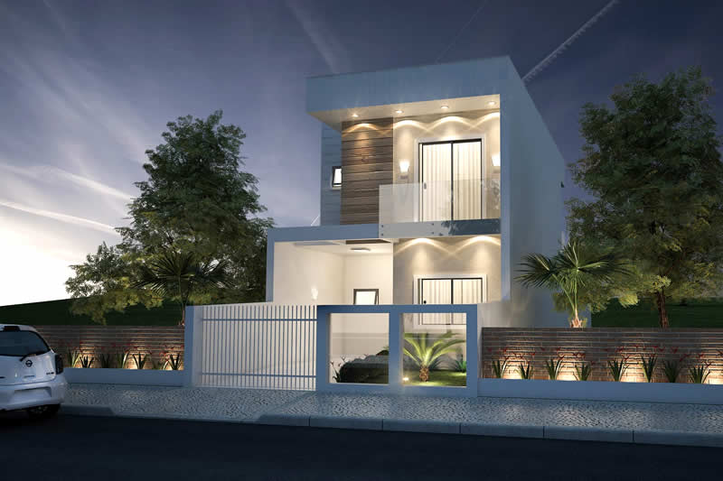Small and modern townhouse