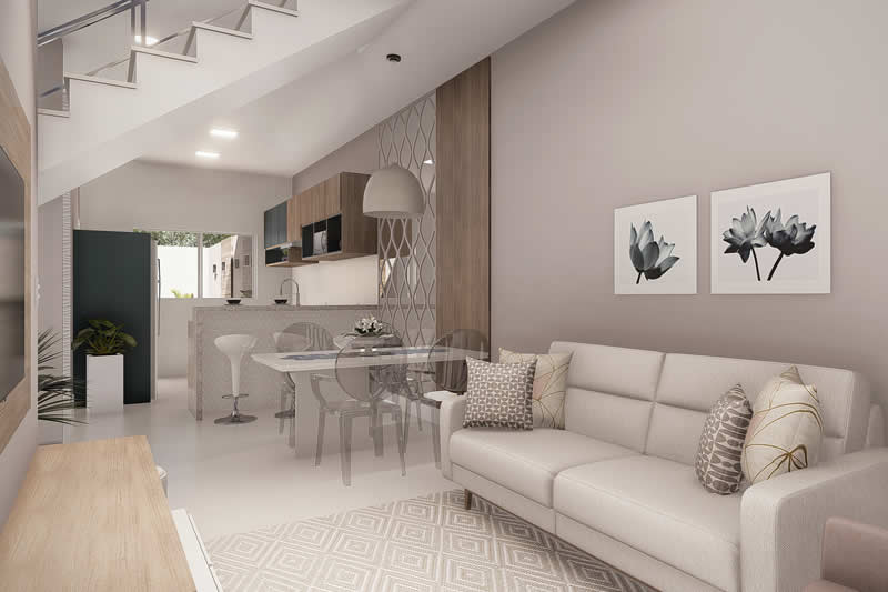 Small and modern townhouse