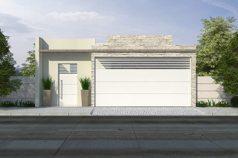 House plan with American kitchen