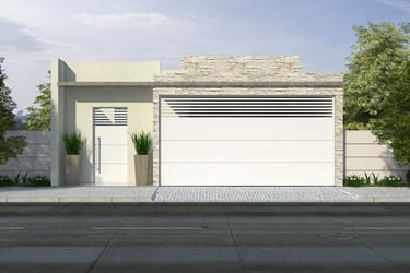 House plan with American kitchen