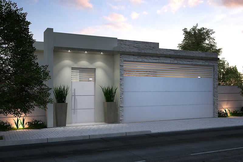 House plan with American kitchen