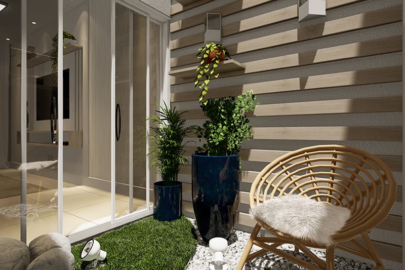 House plan with American kitchen